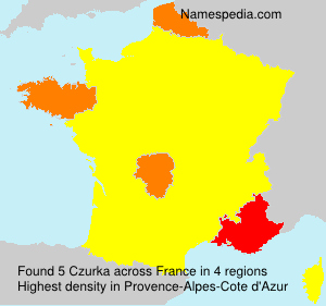 Surname Czurka in France Surname Czurka in France