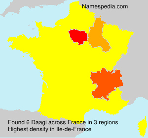 Surname Daagi in France Surname Daagi in France