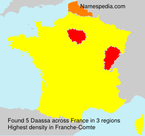 Surname Daassa in France Surname Daassa in France