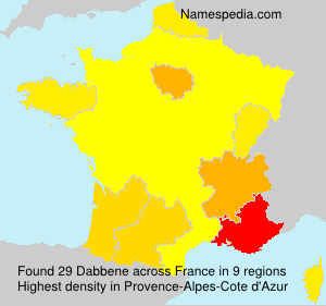 Surname Dabbene in France Surname Dabbene in France