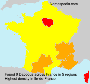 Surname Dabbous in France Surname Dabbous in France