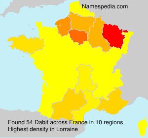 Surname Dabit in France Surname Dabit in France