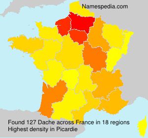 Surname Dache in France Surname Dache in France