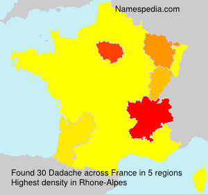 Surname Dadache in France Surname Dadache in France