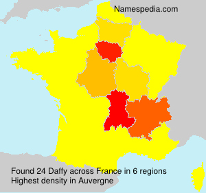 Surname Daffy in France Surname Daffy in France