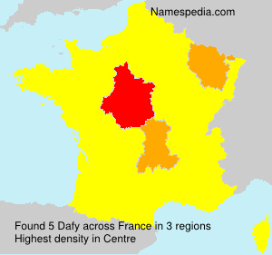 Surname Dafy in France Surname Dafy in France