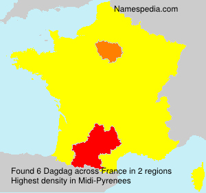 Surname Dagdag in France Surname Dagdag in France