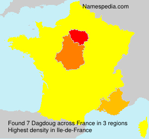Surname Dagdoug in France Surname Dagdoug in France