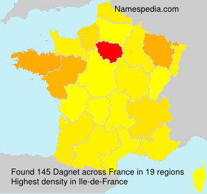 Surname Dagnet in France Surname Dagnet in France