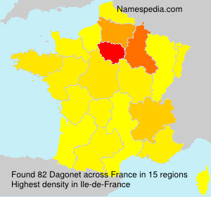 Surname Dagonet in France Surname Dagonet in France