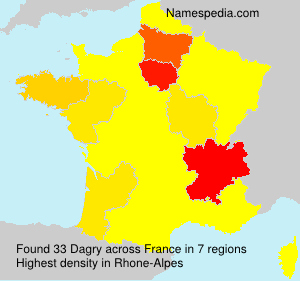 Surname Dagry in France Surname Dagry in France