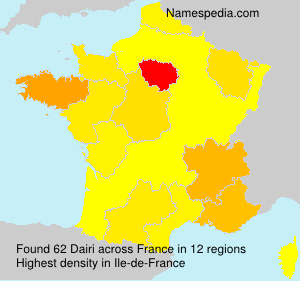 Surname Dairi in France Surname Dairi in France