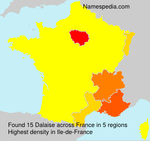 Surname Dalaise in France Surname Dalaise in France