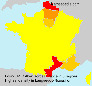 Surname Dalbert in France Surname Dalbert in France