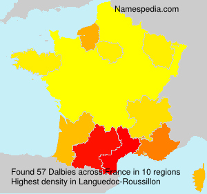 Surname Dalbies in France Surname Dalbies in France