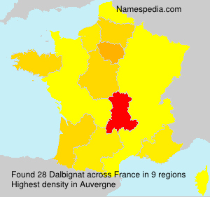 Surname Dalbignat in France Surname Dalbignat in France