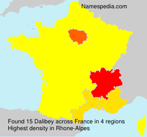 Surname Dalibey in France Surname Dalibey in France