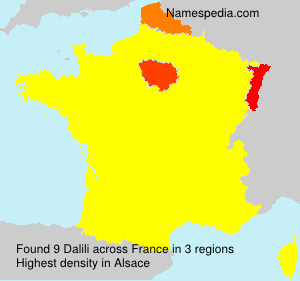Surname Dalili in France