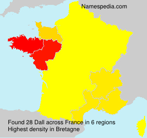 Surname Dall in France Surname Dall in France