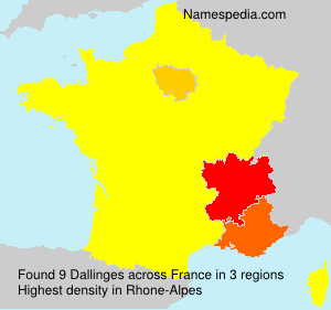Surname Dallinges in France Surname Dallinges in France
