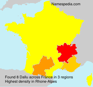 Surname Dallu in France Surname Dallu in France