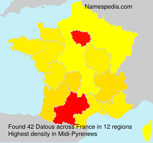 Surname Dalous in France Surname Dalous in France