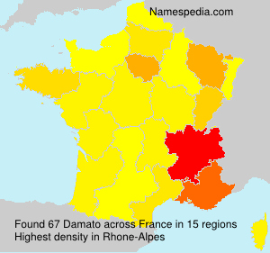 Surname Damato in France
