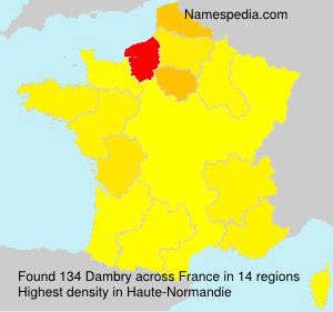 Surname Dambry in France Surname Dambry in France