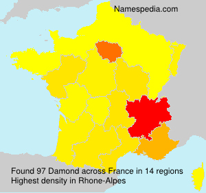 Surname Damond in France Surname Damond in France