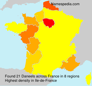 Surname Daneels in France