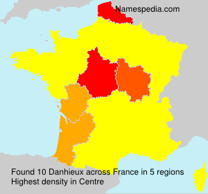 Surname Danhieux in France Surname Danhieux in France