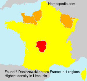Surname Daniszewski in France Surname Daniszewski in France