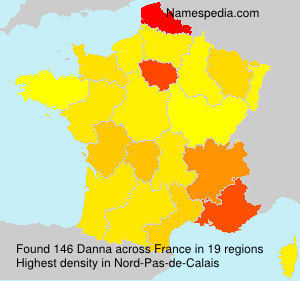 Surname Danna in France Surname Danna in France