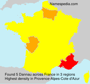 Surname Dannau in France Surname Dannau in France