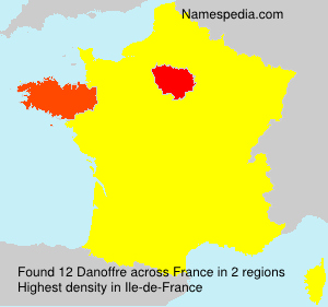 Surname Danoffre in France