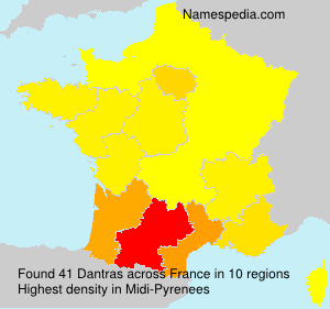 Surname Dantras in France Surname Dantras in France