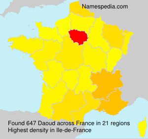 Surname Daoud in France Surname Daoud in France