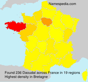 Surname Daoudal in France Surname Daoudal in France