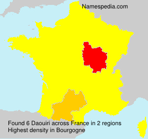 Surname Daouiri in France Surname Daouiri in France