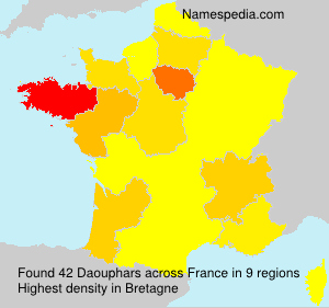 Surname Daouphars in France Surname Daouphars in France