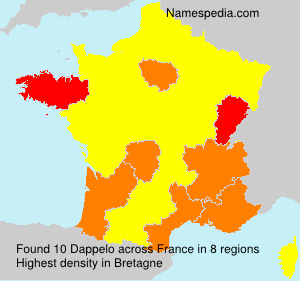Surname Dappelo in France Surname Dappelo in France