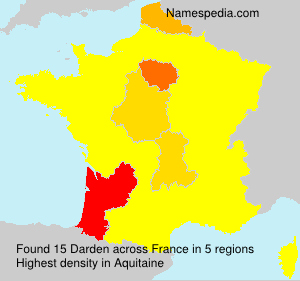 Surname Darden in France Surname Darden in France