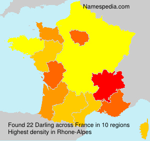 Surname Darling in France Surname Darling in France