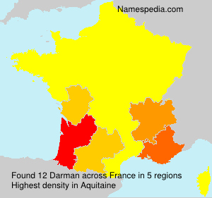 Surname Darman in France Surname Darman in France