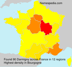 Surname Darmigny in France Surname Darmigny in France