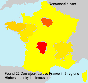 Surname Darnajoux in France Surname Darnajoux in France