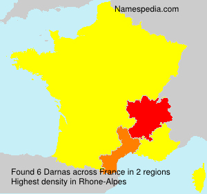 Surname Darnas in France Surname Darnas in France