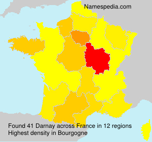 Surname Darnay in France Surname Darnay in France