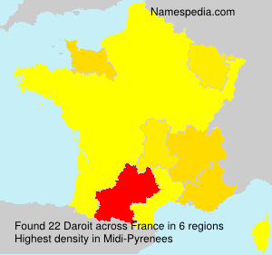 Surname Daroit in France Surname Daroit in France