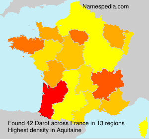 Surname Darot in France Surname Darot in France